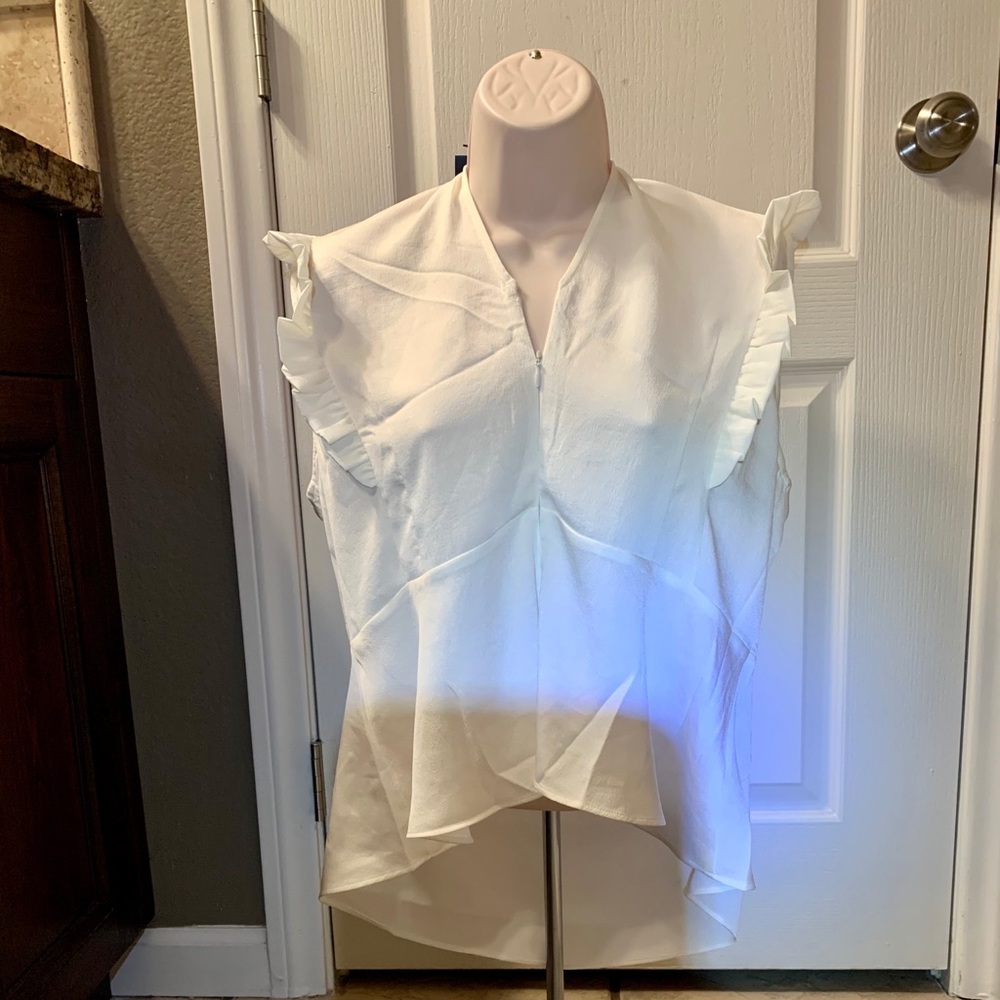 Express, Women’s XL, v-neck ruffled blouse. NWT!!!